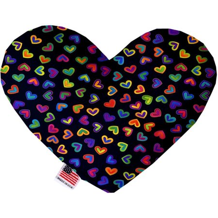 MIRAGE PET PRODUCTS 8 in. Bright Hearts Heart Dog Toy 1106-TYHT8